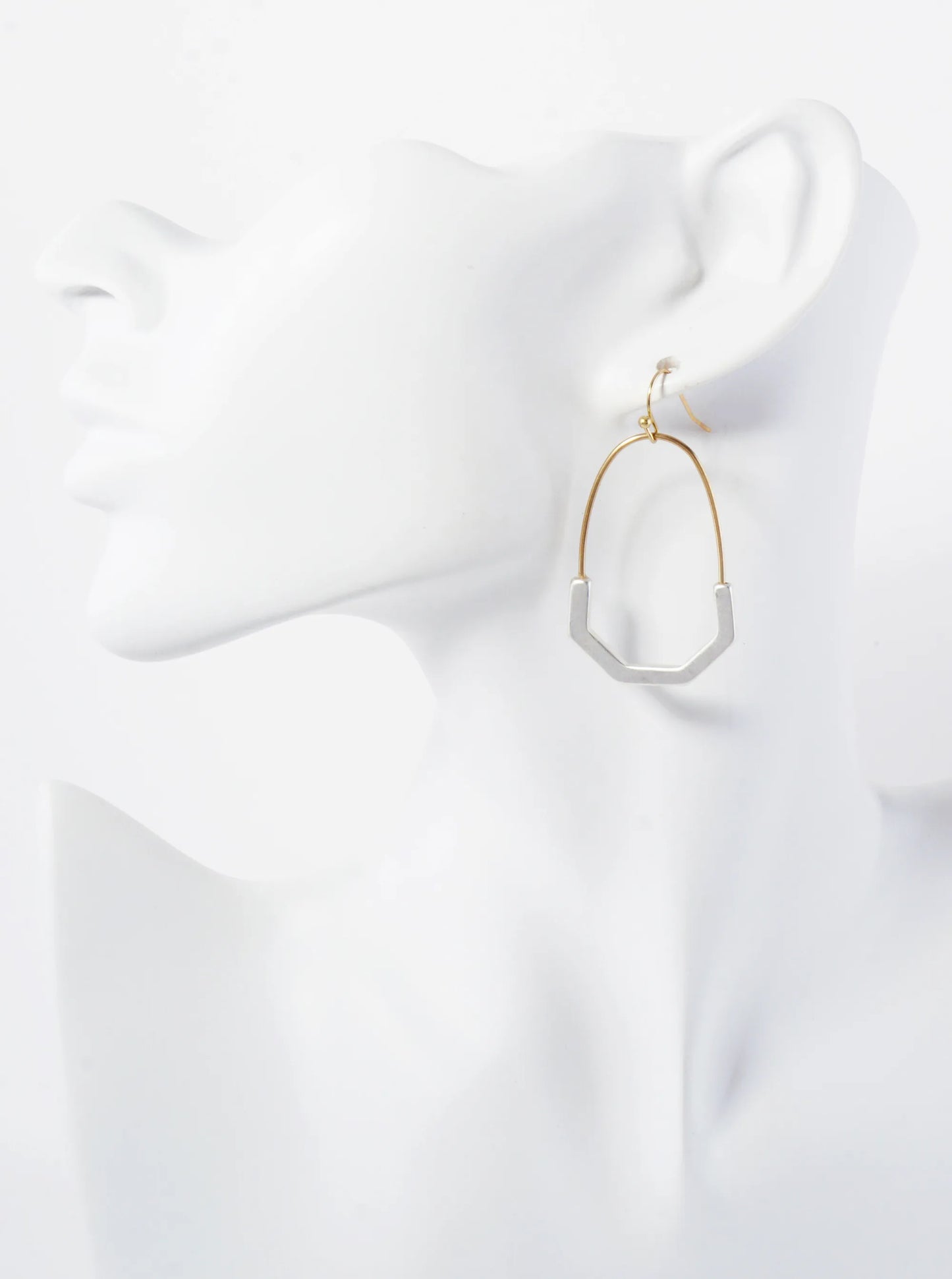 Lightweight Geometric Shape Metal Earrings