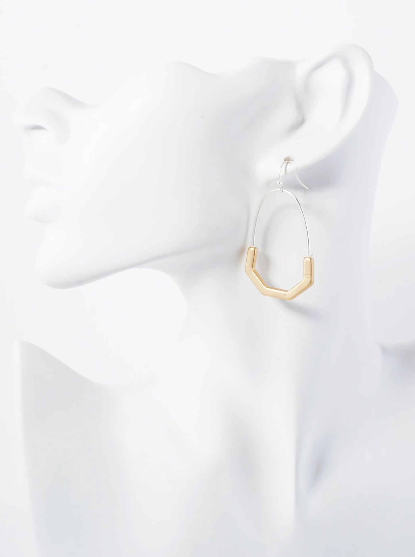 Lightweight Geometric Shape Metal Earrings