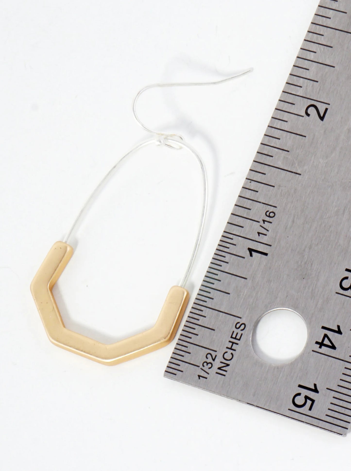 Lightweight Geometric Shape Metal Earrings