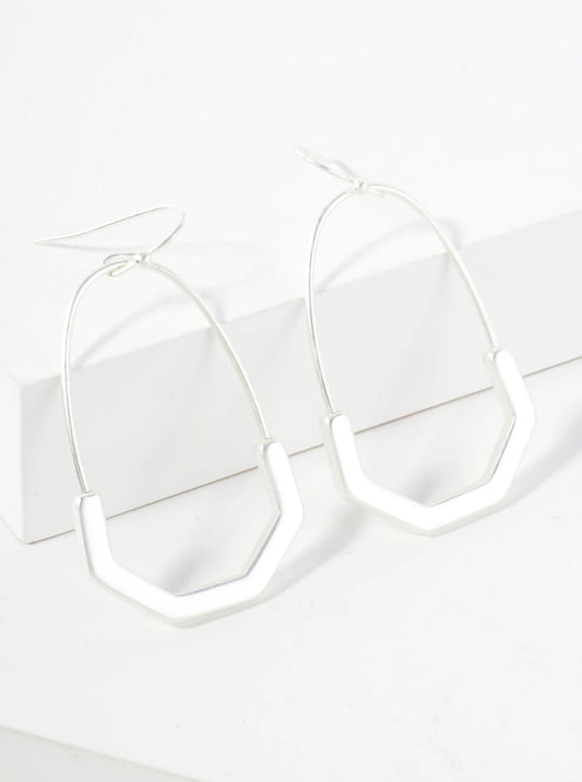 Lightweight Geometric Shape Metal Earrings