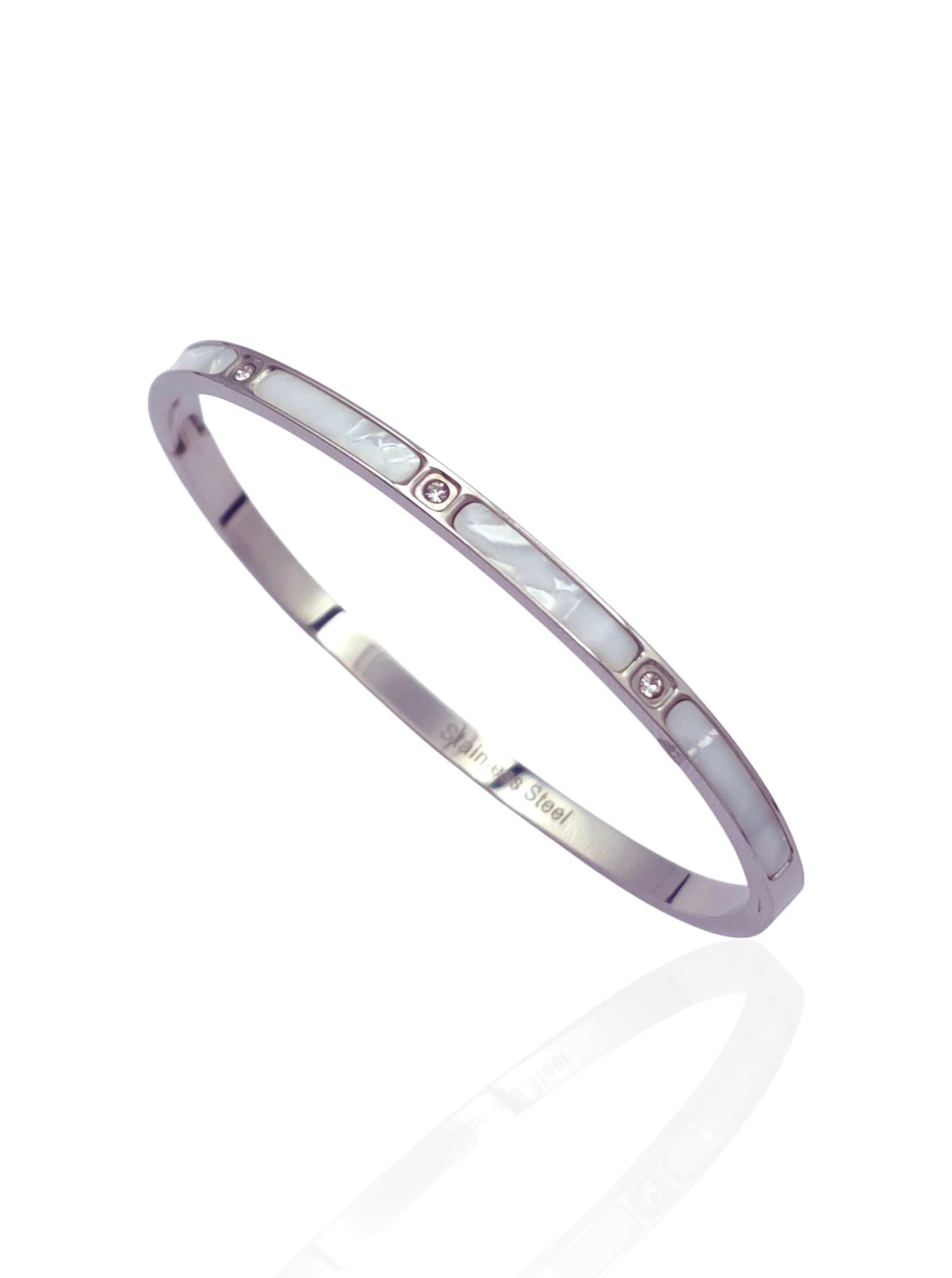 Hinged Oval Polished Bangle Bracelet
