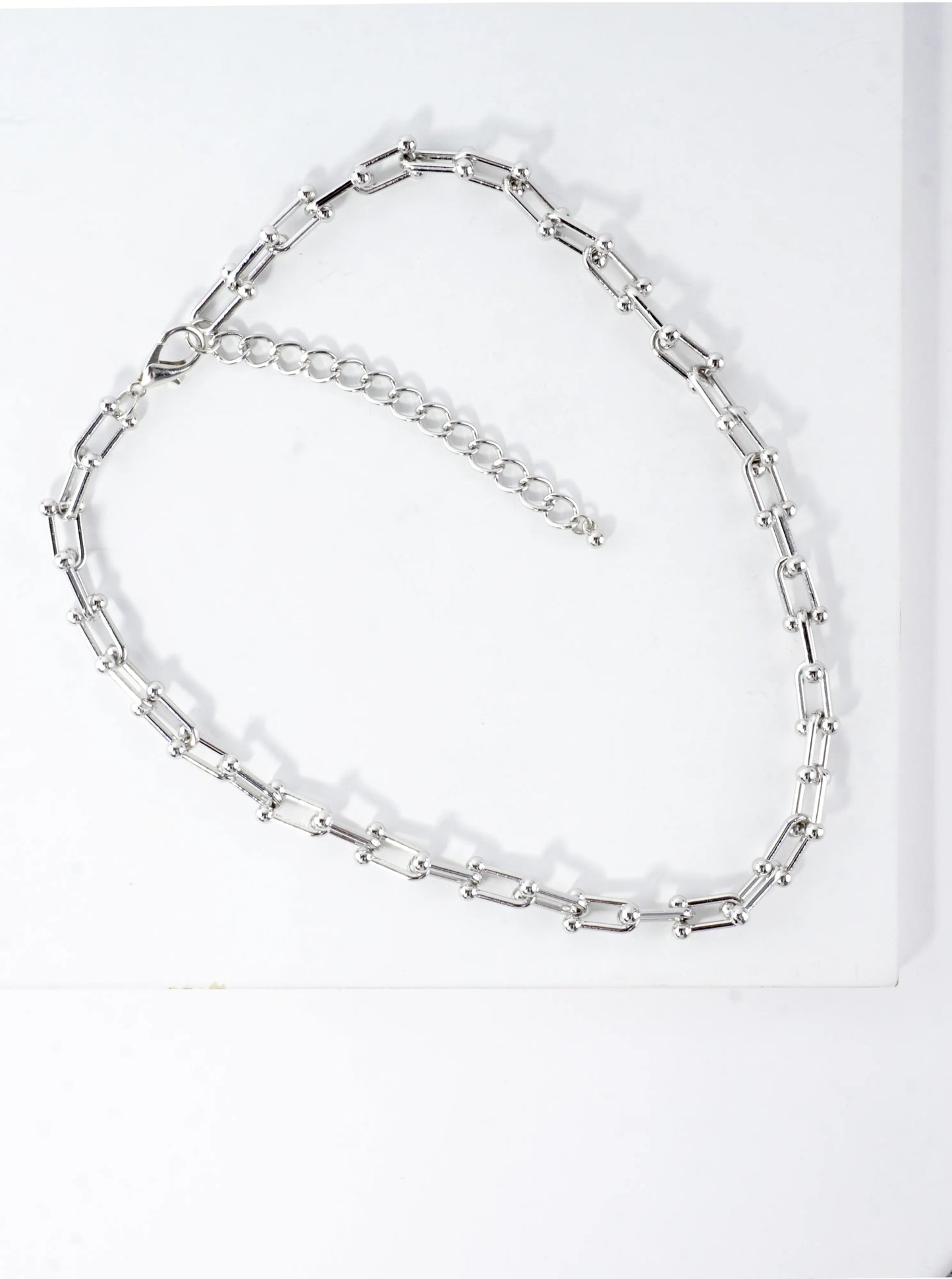 Medium Alloy Horseshoe Chain Necklace