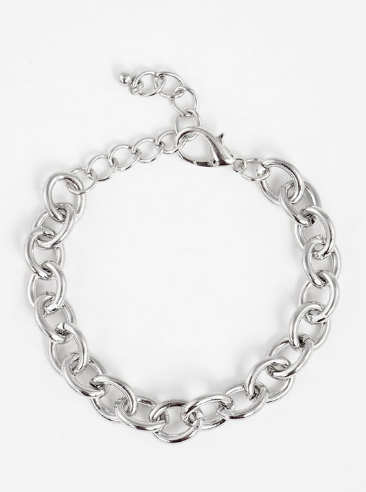 Metal 10mm Chunky Chain Bracelet