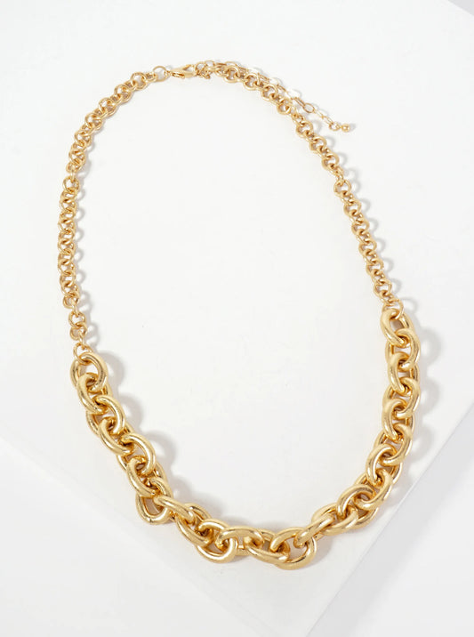 Metal 17mm Chunky Chain 22-inch Necklace