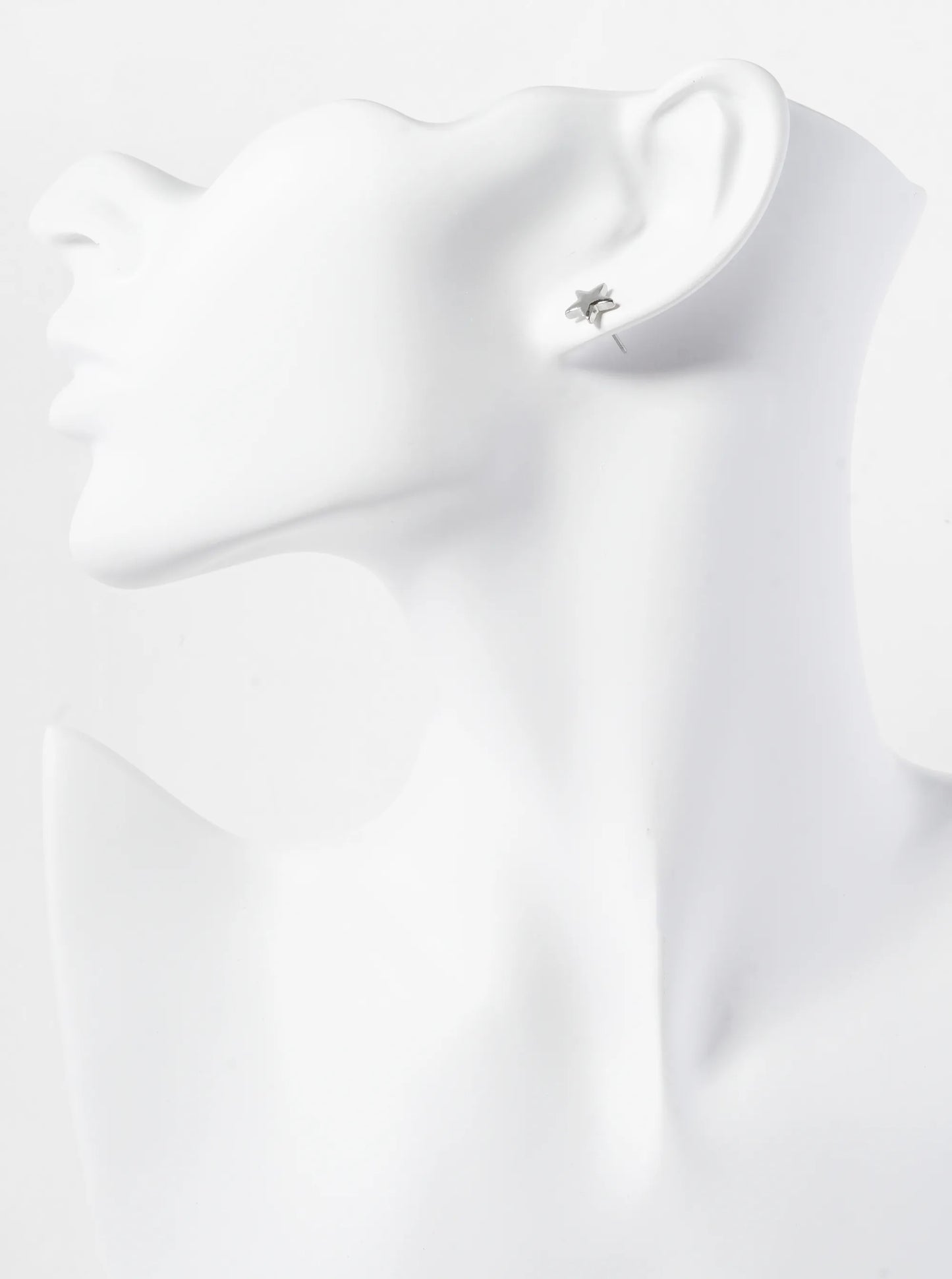 Metal 8mm Star Minimalist Stud Earrings