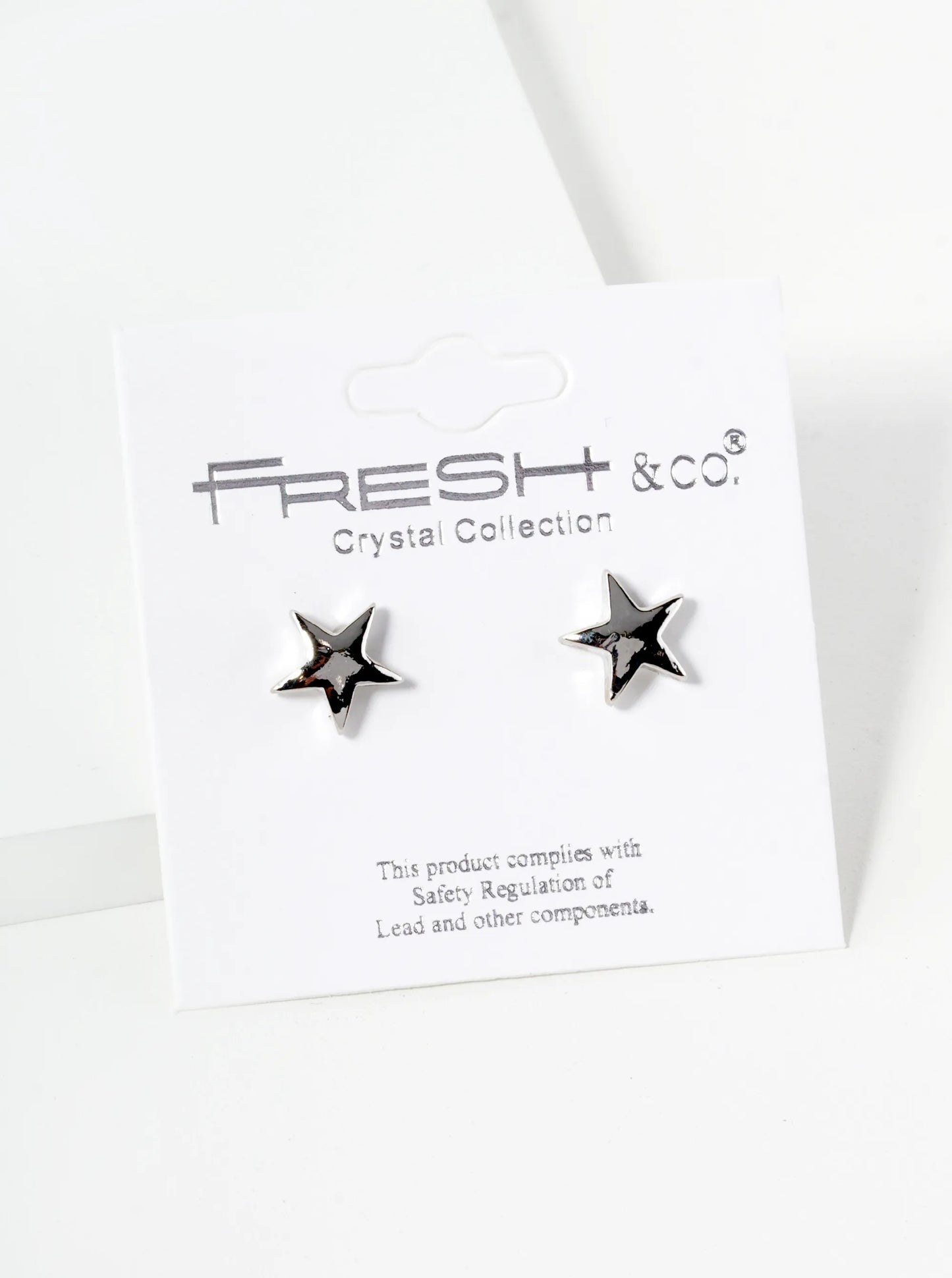 Metal 8mm Star Minimalist Stud Earrings