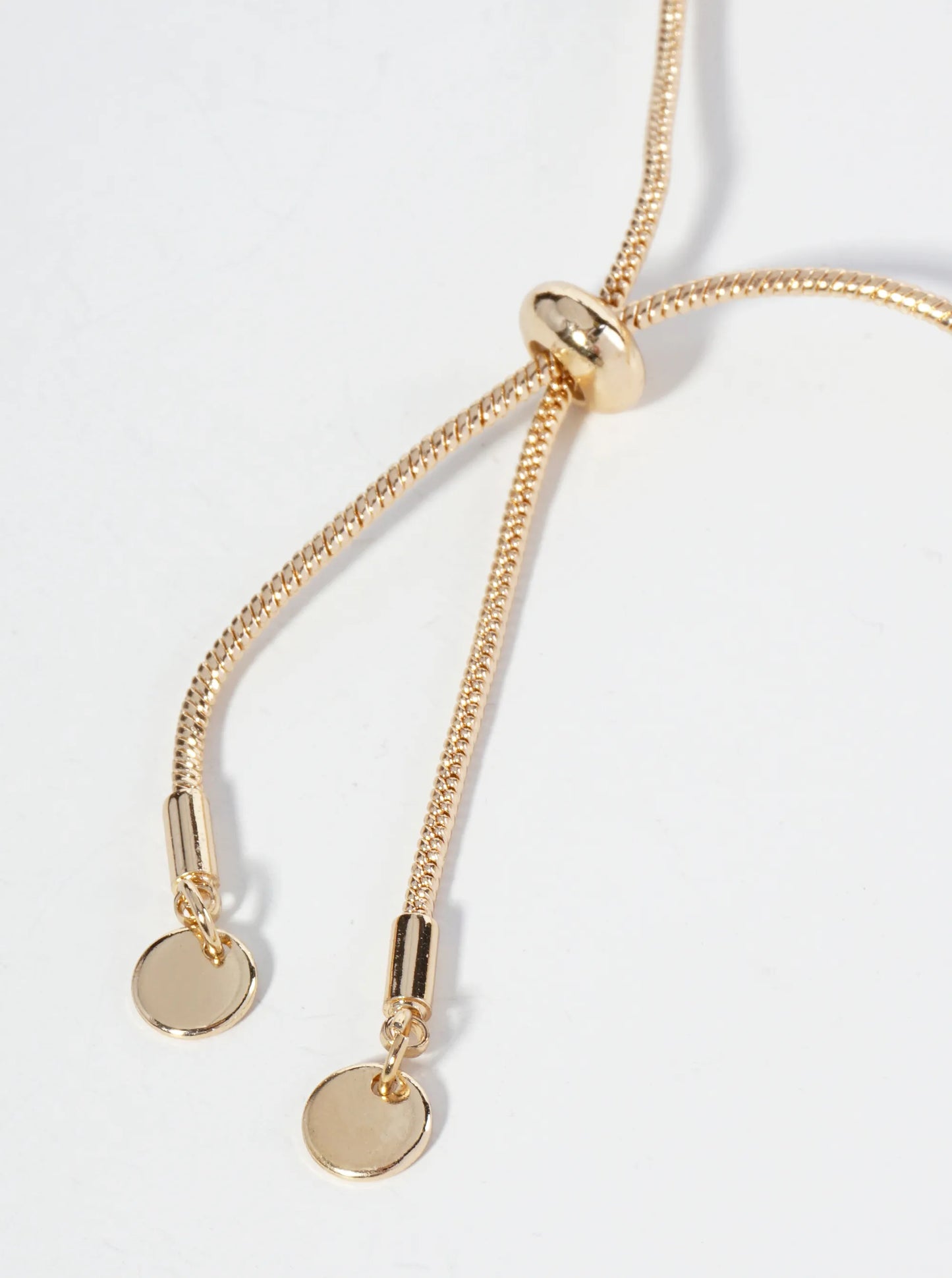 Metal Adjustable Snake Chain Pull Tie Bracelet