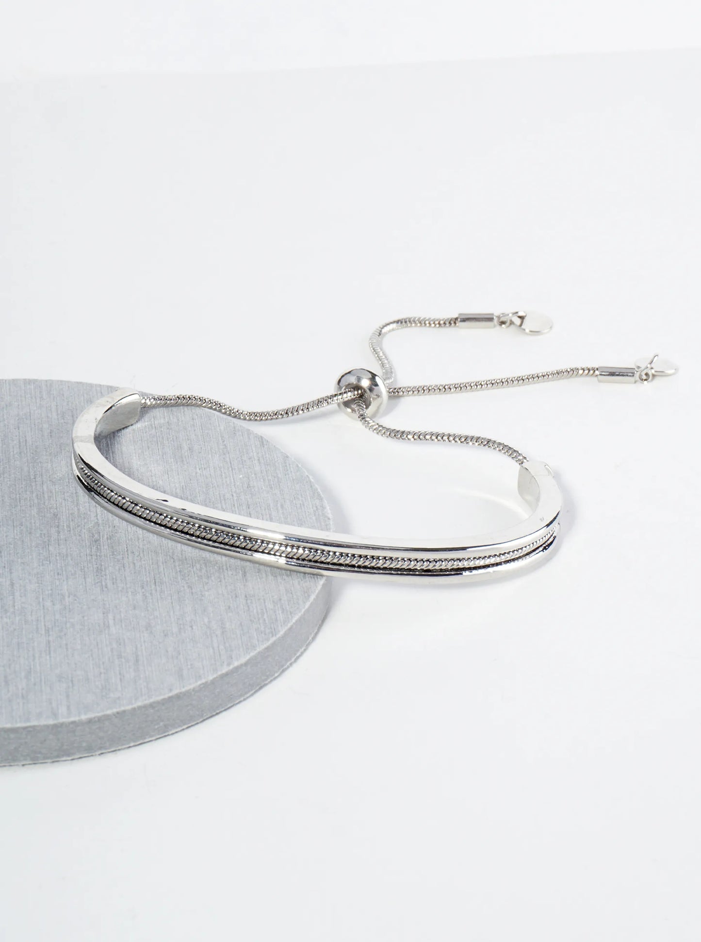 Metal Adjustable Snake Chain Pull Tie Bracelet