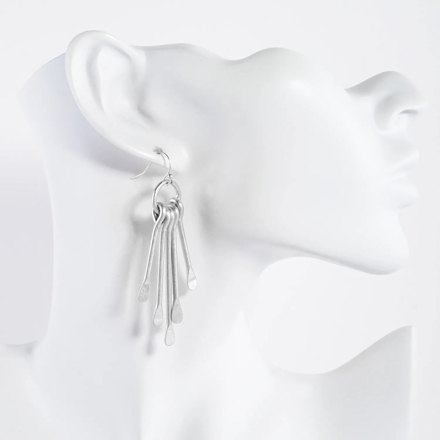 Metal Bar Fringe Drop Dangle Earrings