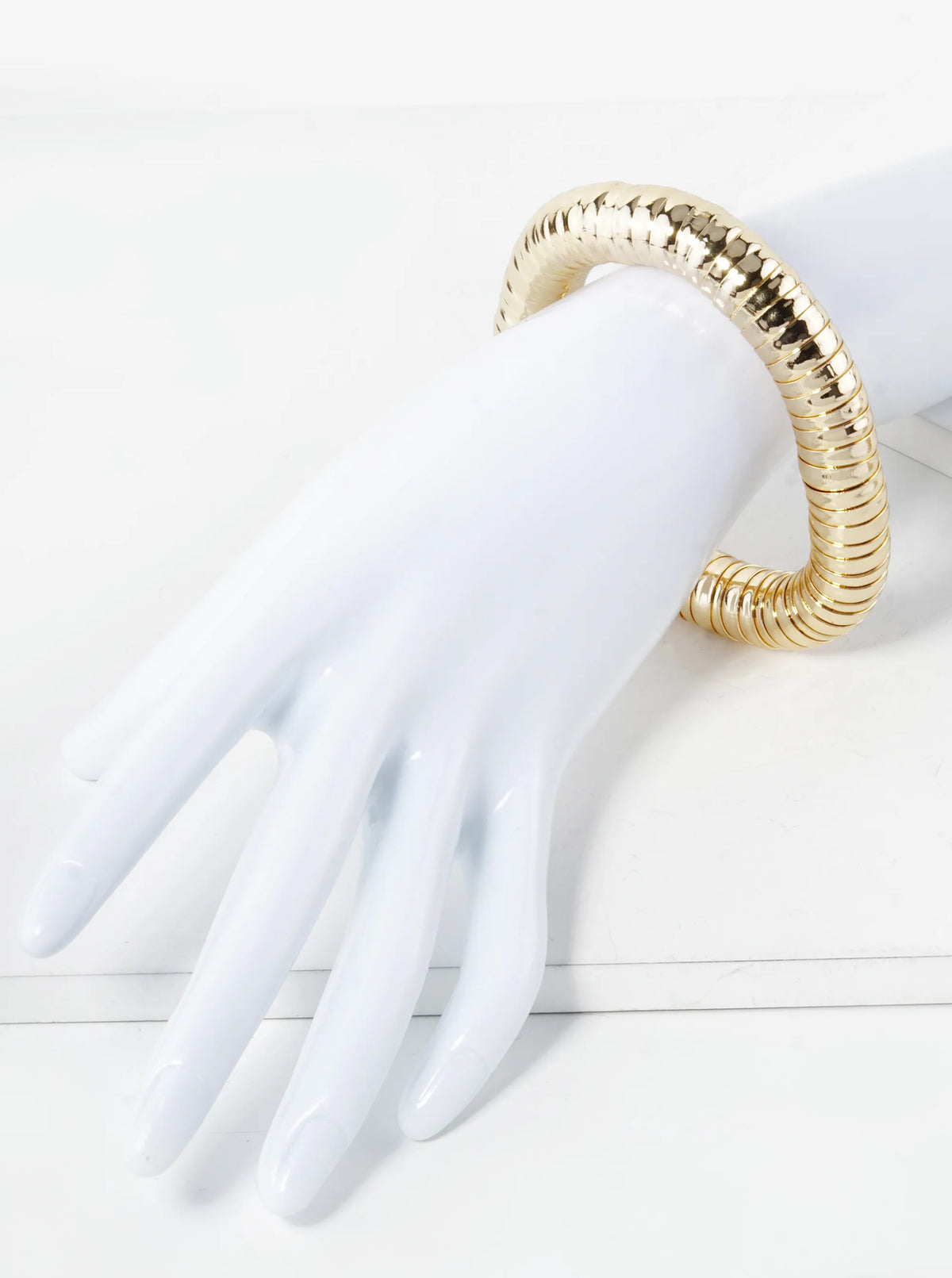 Metal Bold Stretch Bangle Bracelet