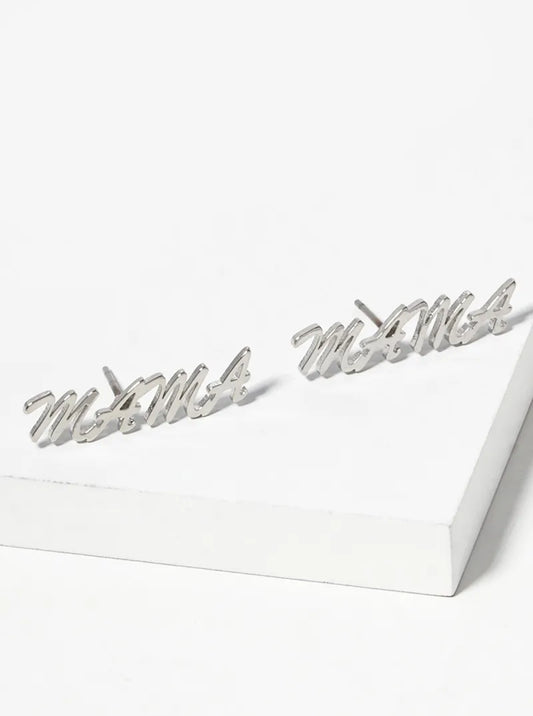 Metal Mama Post Stud Earrings