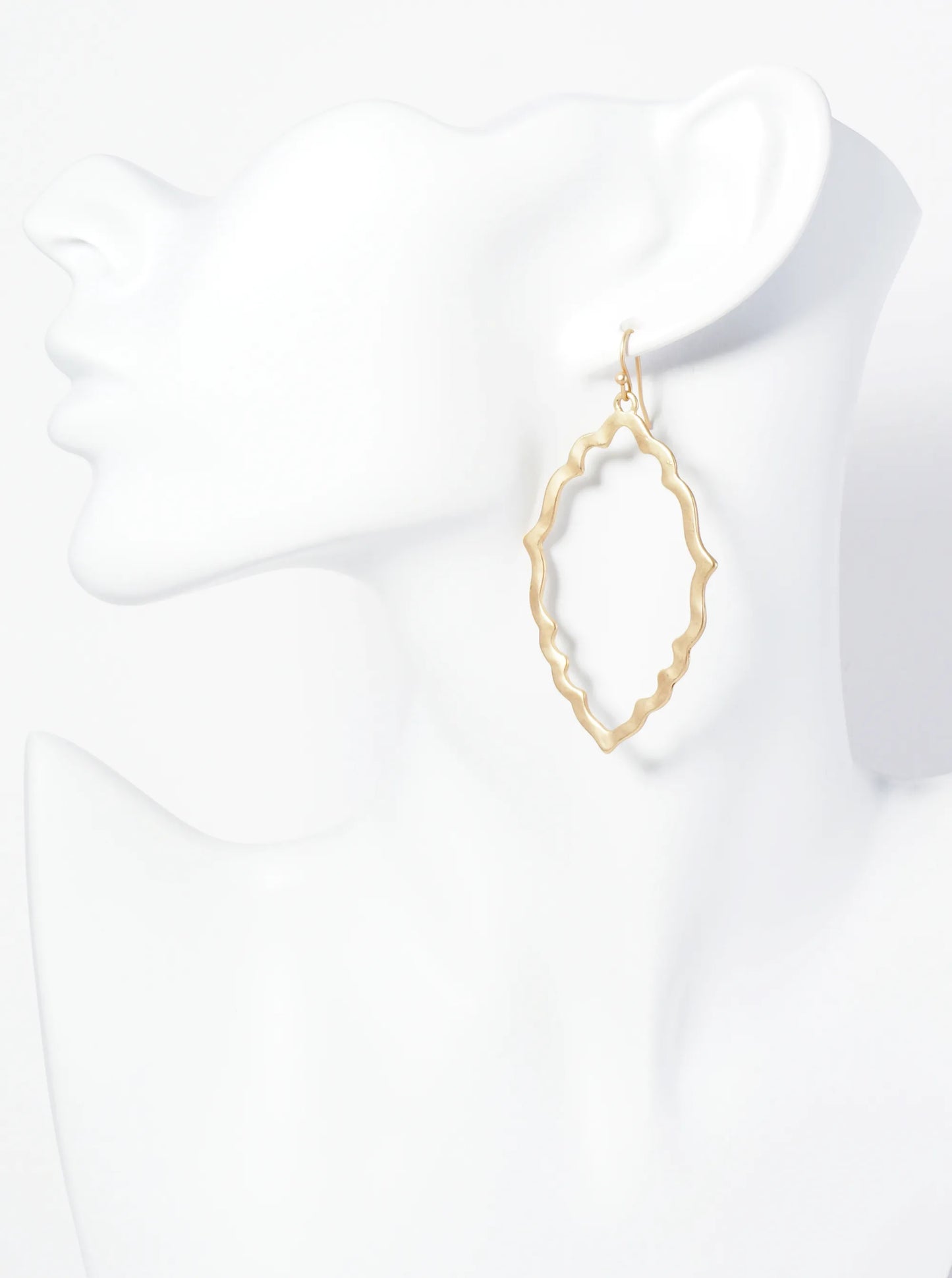 Metal Moroccan Shape Dangle Drop Earrings