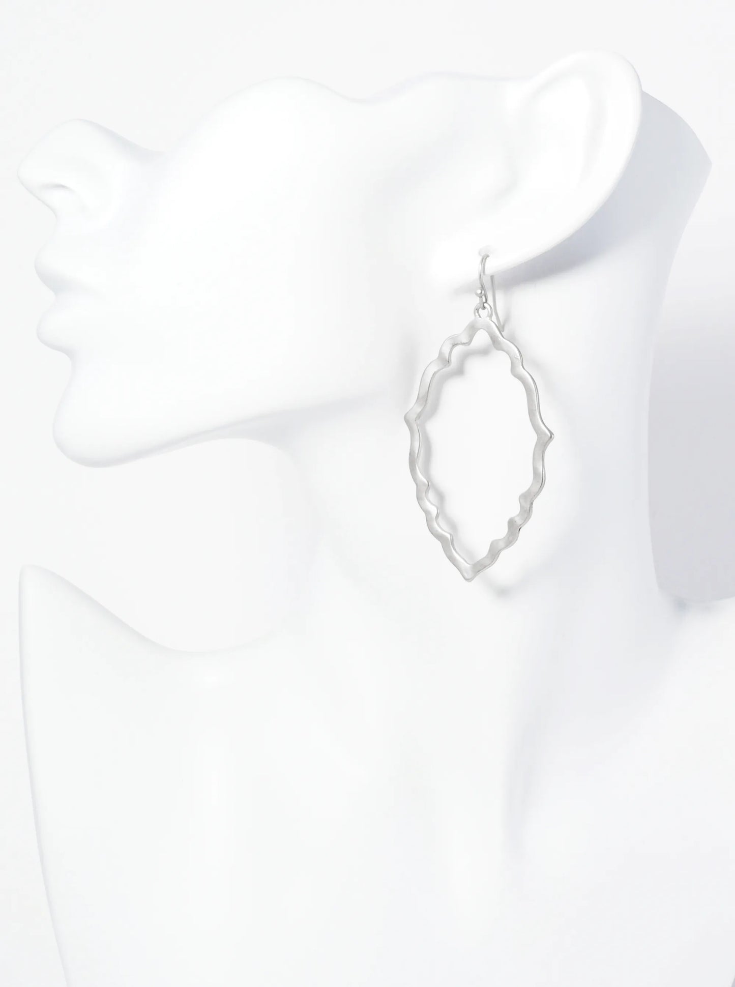 Metal Moroccan Shape Dangle Drop Earrings