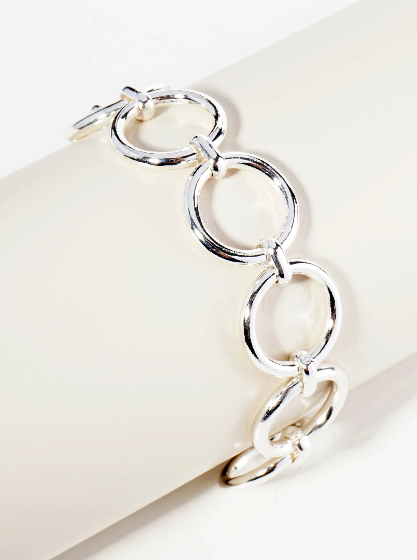 Metal Round Link Chain Bracelet