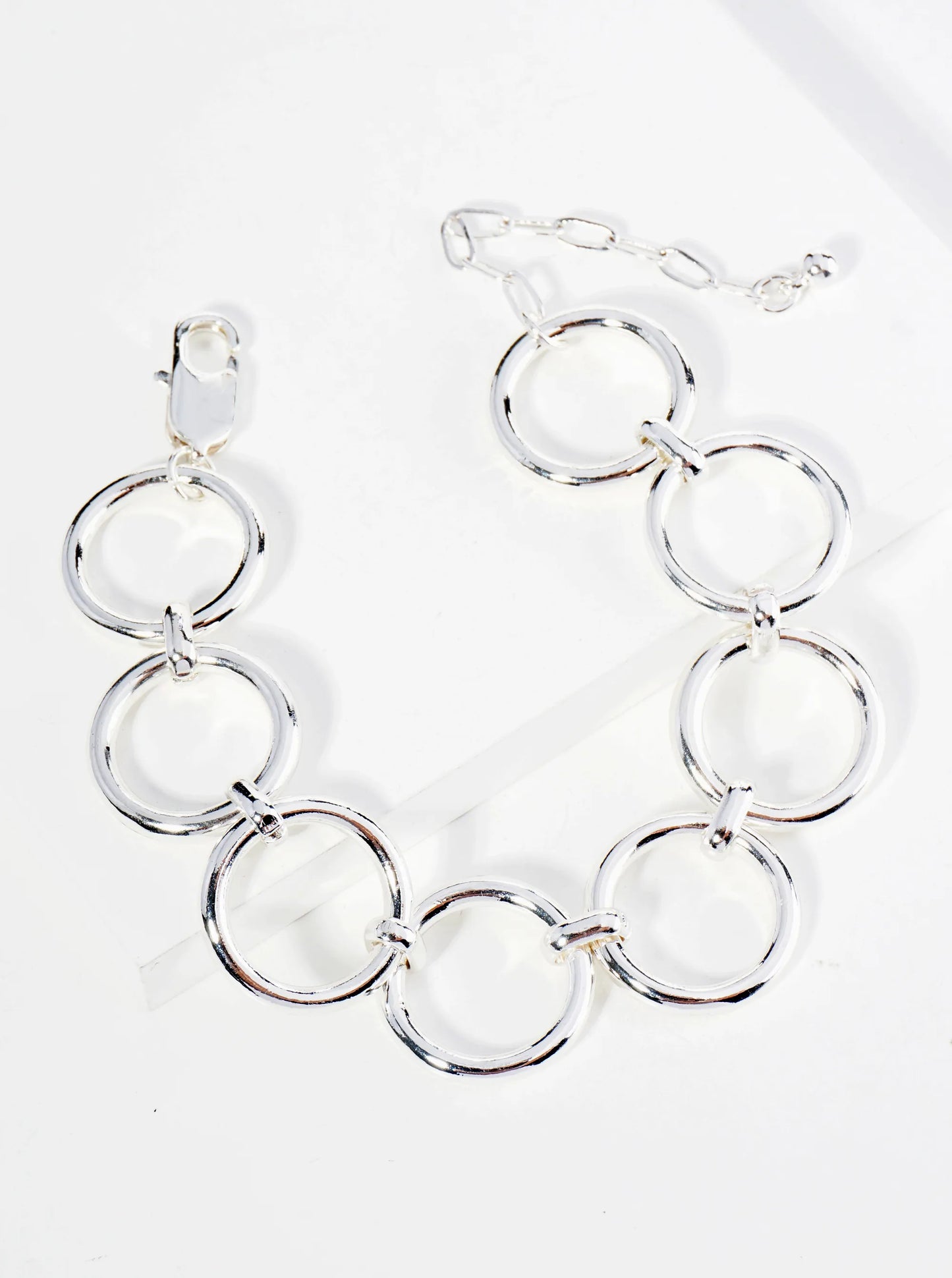 Metal Round Link Chain Bracelet