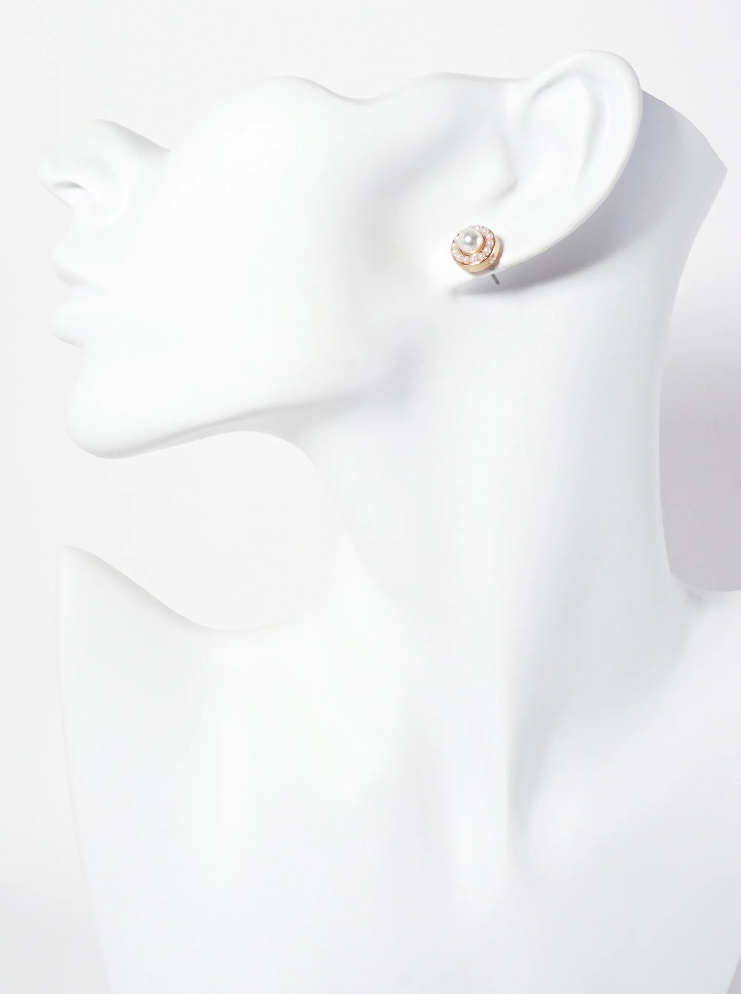 Minimalist Crystal-Pave 10mm Color-Stone Stud Earrings