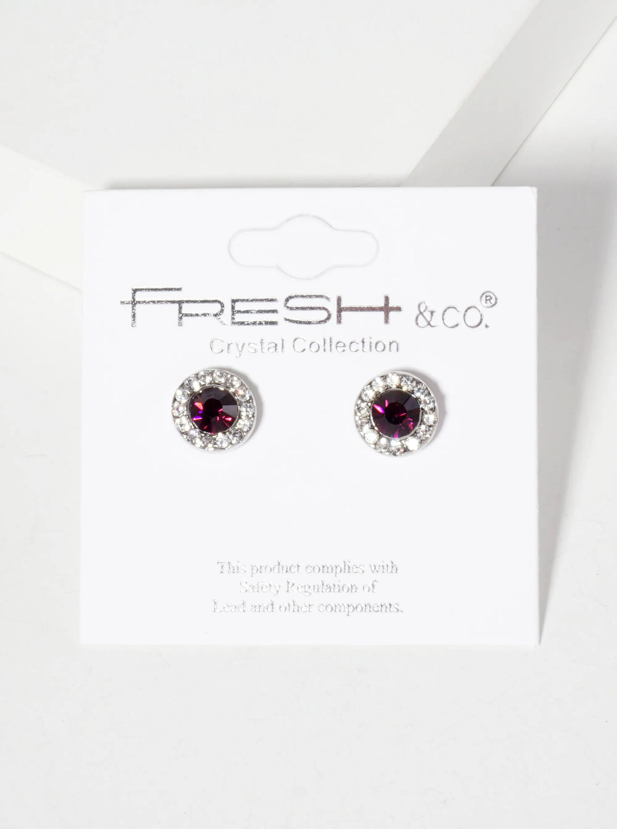 Minimalist Crystal-Pave 10mm Color-Stone Stud Earrings