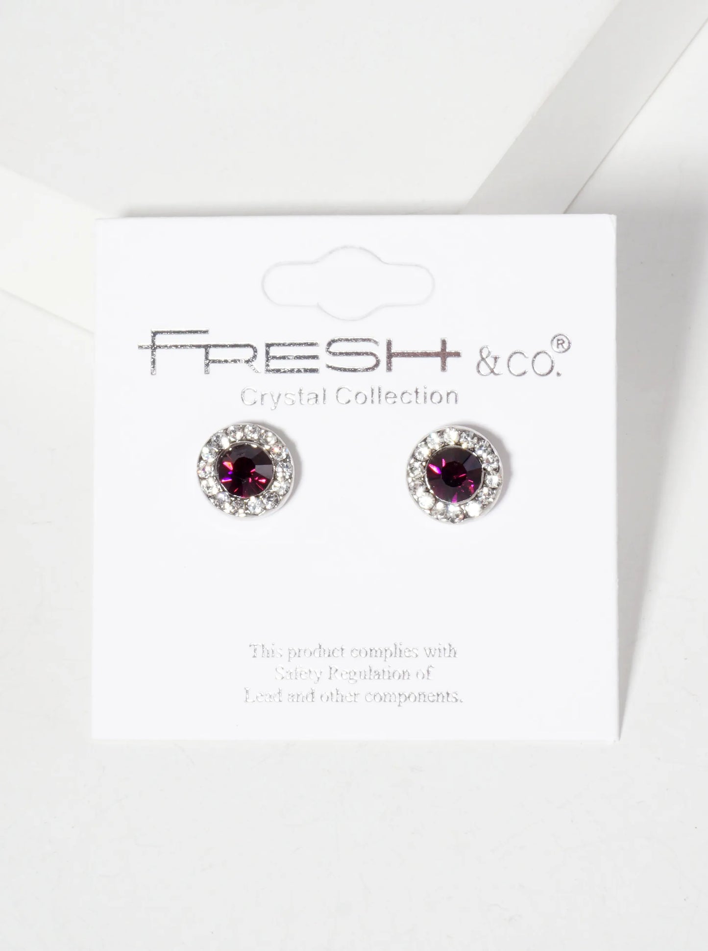 Minimalist Crystal-Pave 10mm Color-Stone Stud Earrings