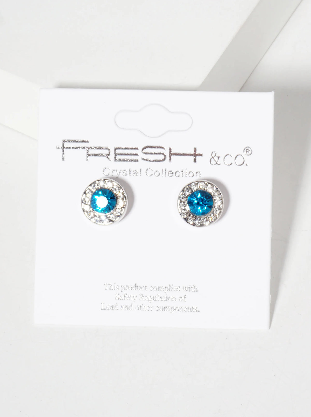 Minimalist Crystal-Pave 10mm Color-Stone Stud Earrings