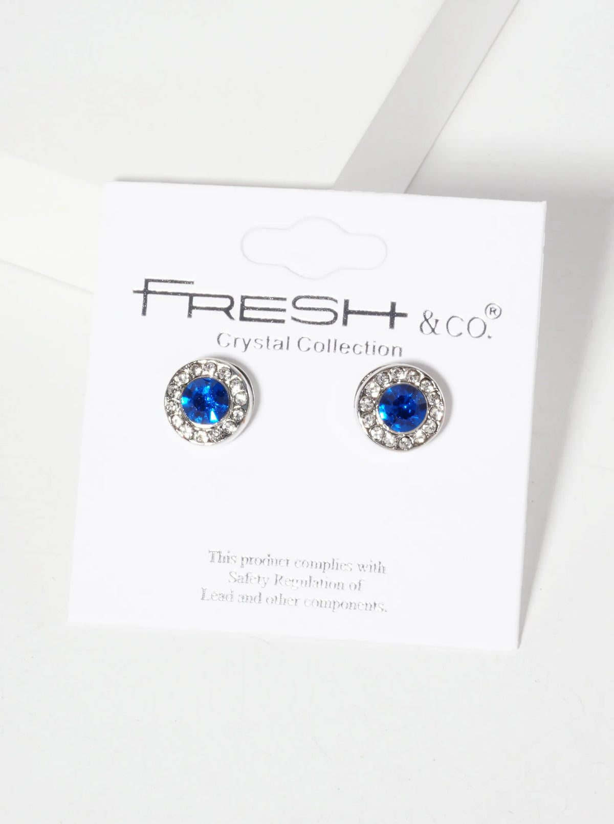Minimalist Crystal-Pave 10mm Color-Stone Stud Earrings