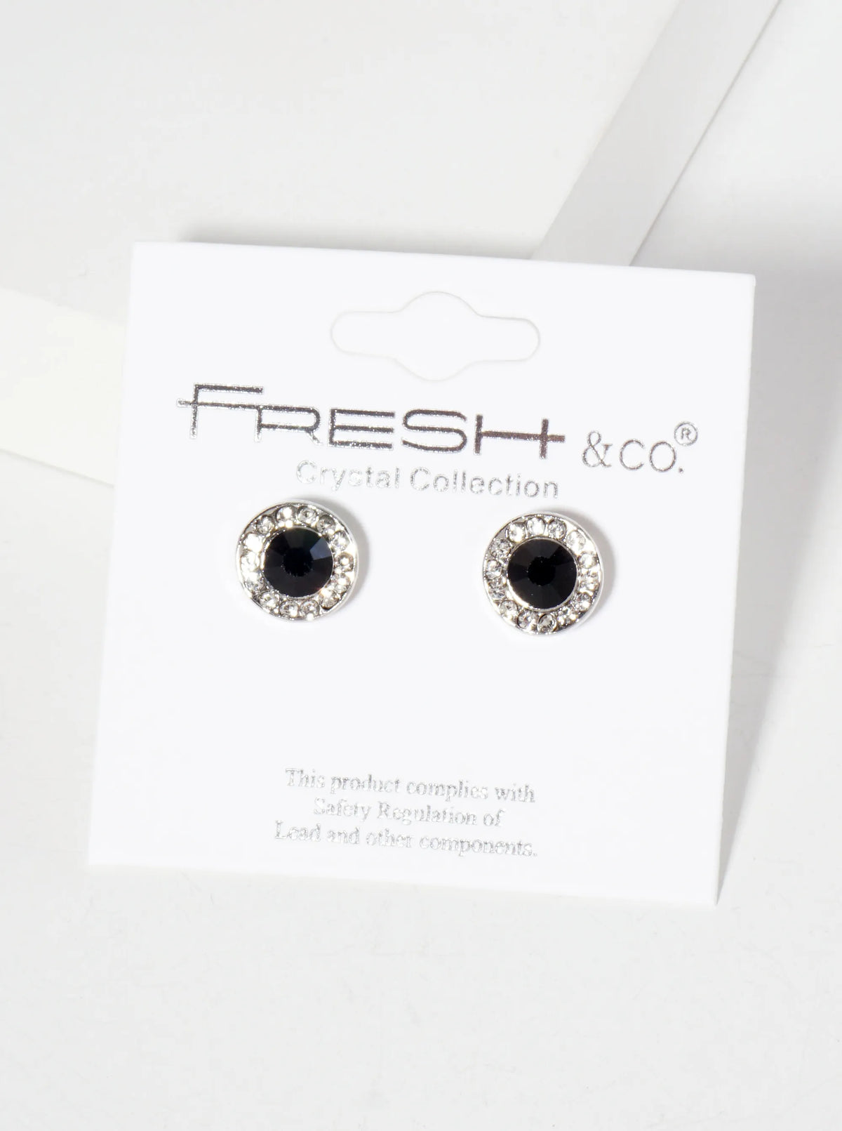Minimalist Crystal-Pave 10mm Color-Stone Stud Earrings