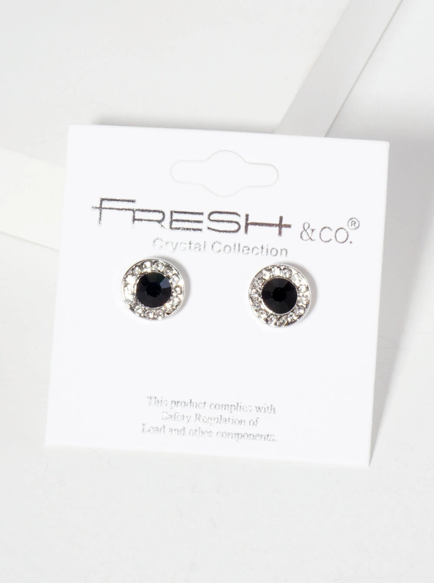 Minimalist Crystal-Pave 10mm Color-Stone Stud Earrings