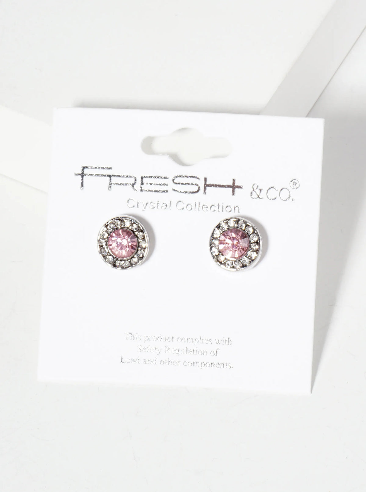 Minimalist Crystal-Pave 10mm Color-Stone Stud Earrings