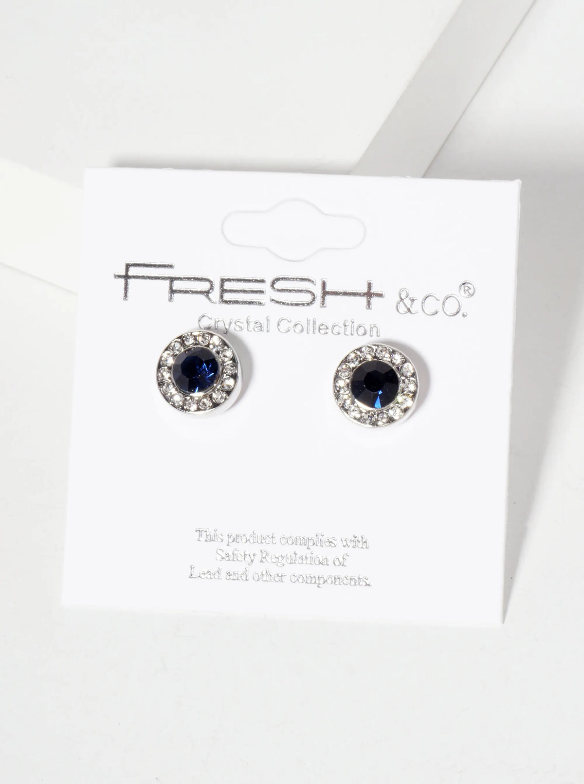 Minimalist Crystal-Pave 10mm Color-Stone Stud Earrings