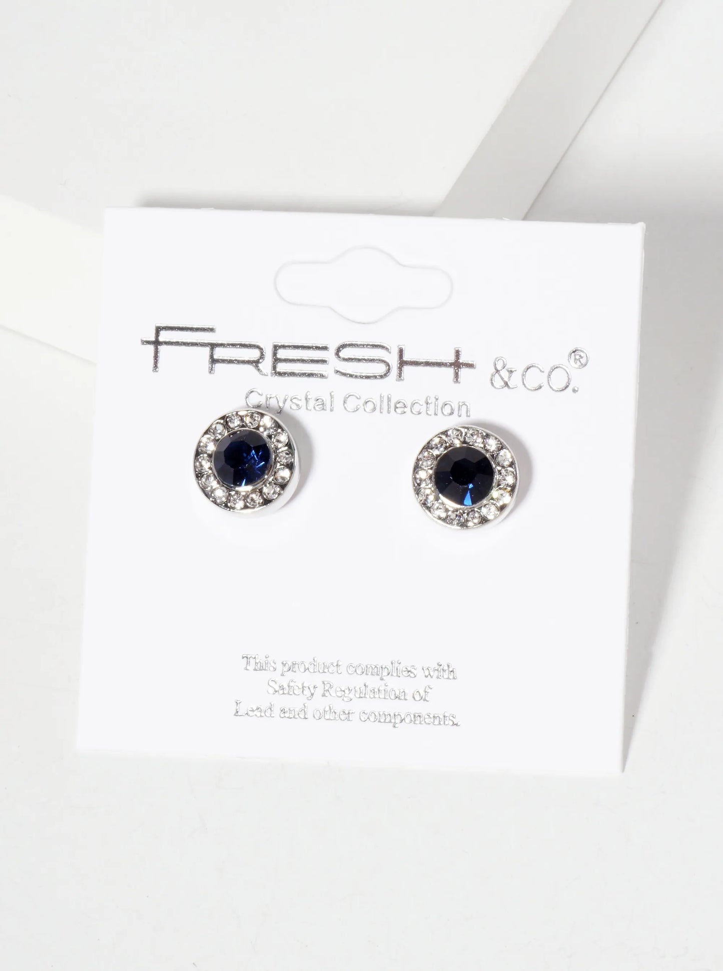 Minimalist Crystal-Pave 10mm Color-Stone Stud Earrings