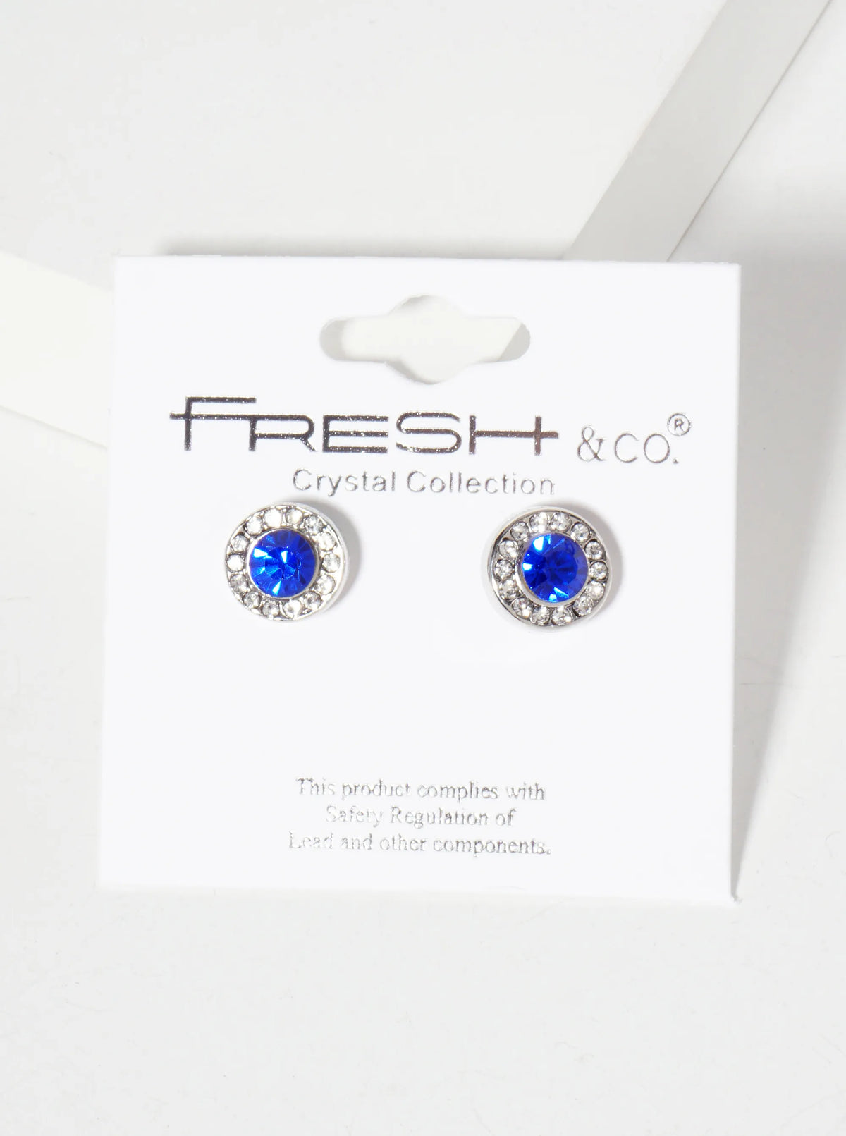 Minimalist Crystal-Pave 10mm Color-Stone Stud Earrings