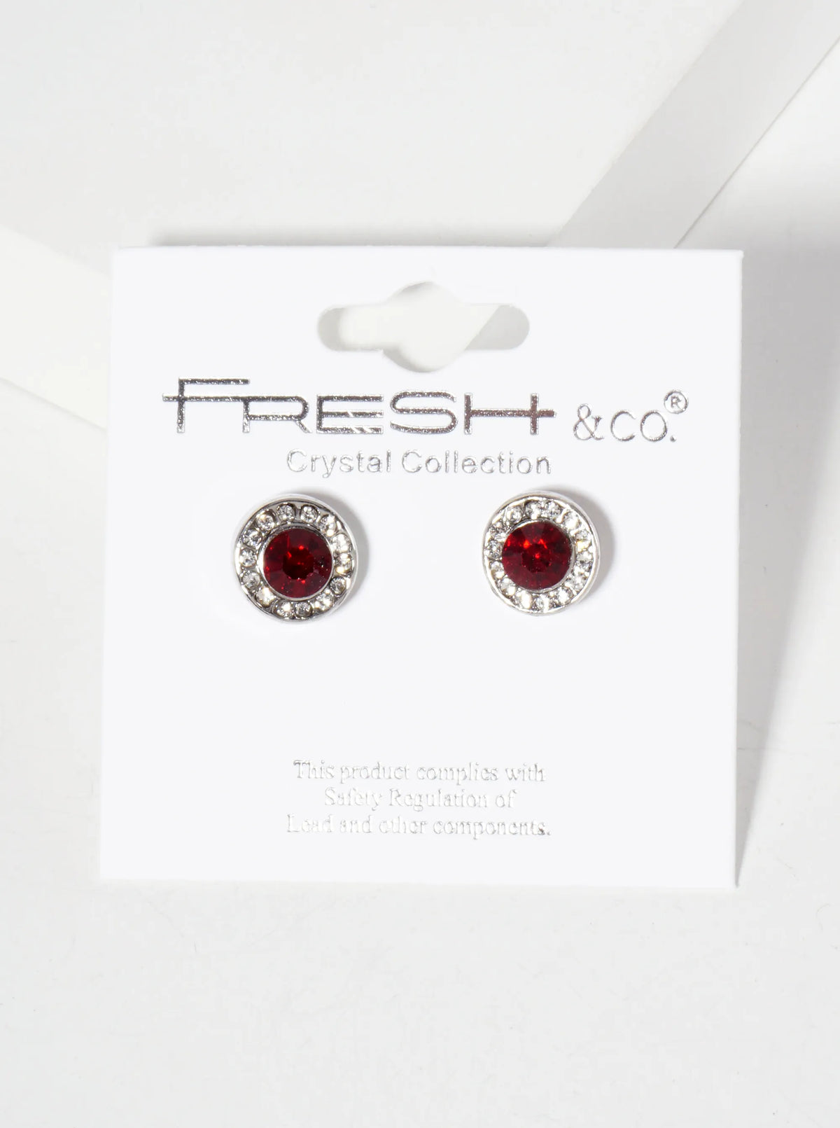 Minimalist Crystal-Pave 10mm Color-Stone Stud Earrings