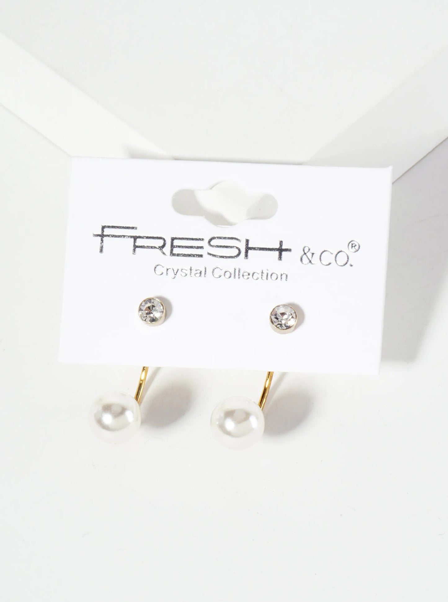 Minimalist Pearl Front-Back Earrings