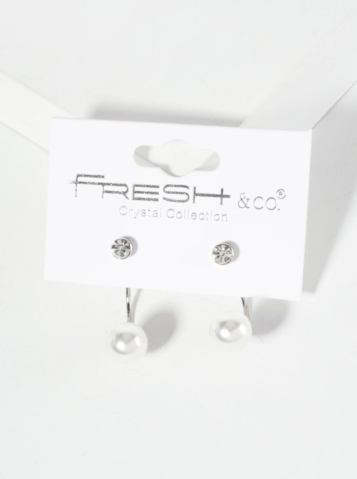 Minimalist Pearl Front-Back Earrings