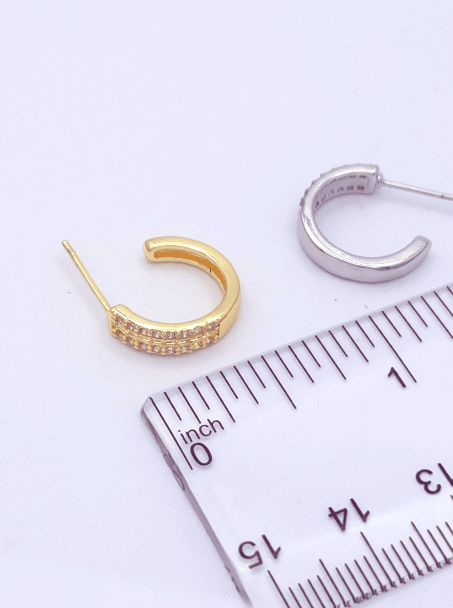 Modern Classic Huggie Hoop Earrings
