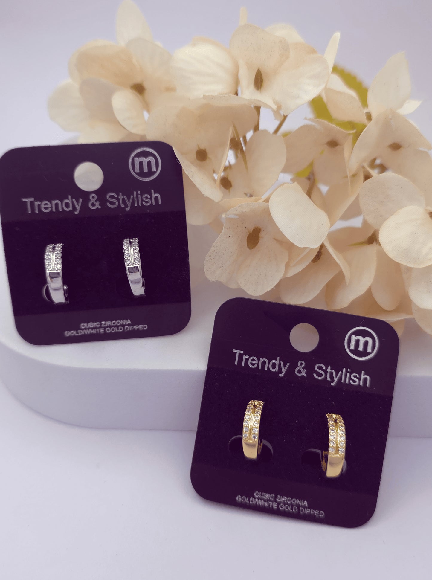Modern Classic Huggie Hoop Earrings