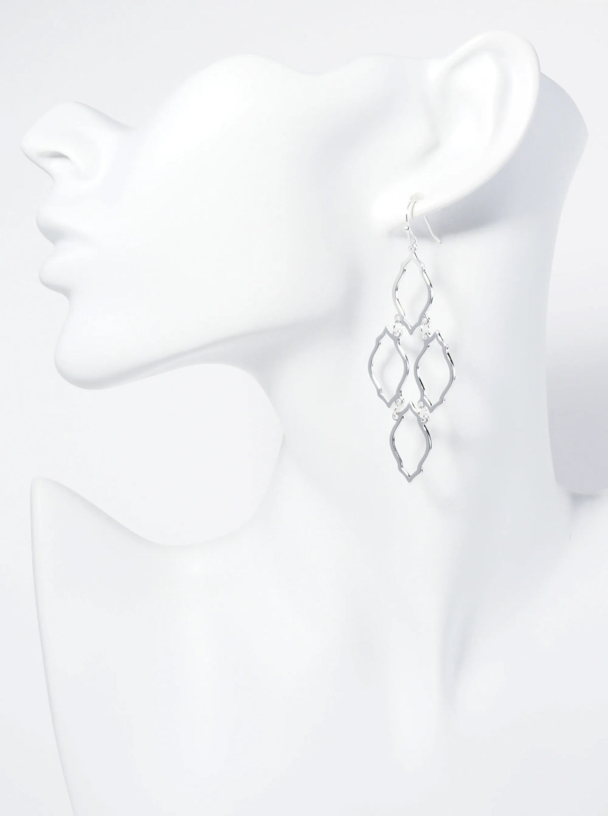 Moroccan Shape Chandelier Dangle Earrings