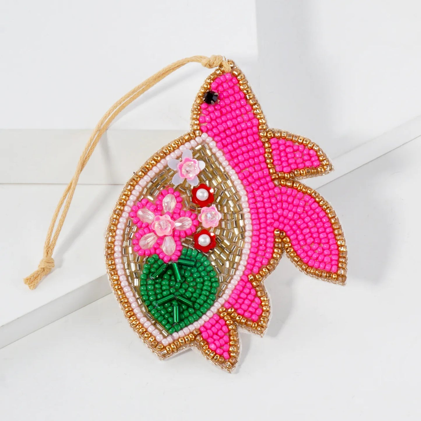 Multi-Beaded Hawaiian Turtle Sea-Life Ornament