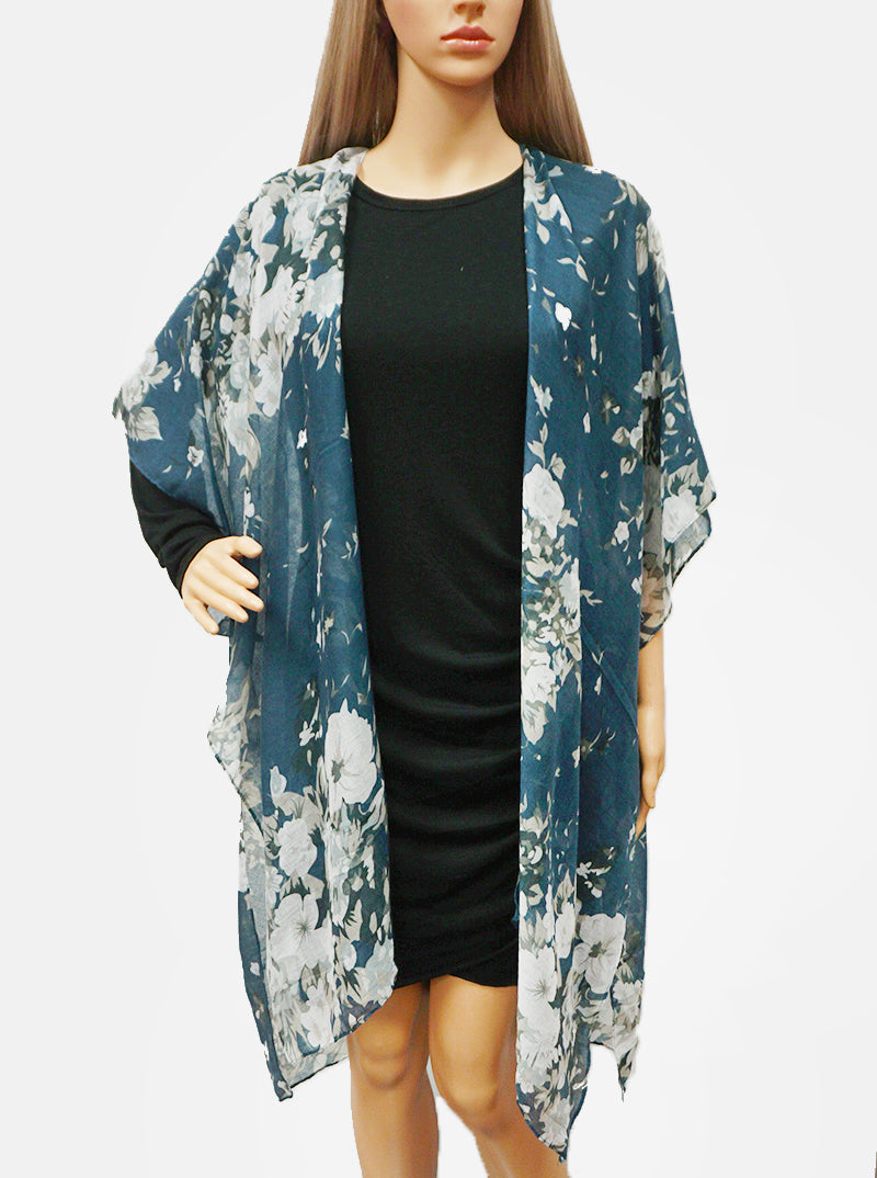 Multi Pattern Viscose Summer Kimono