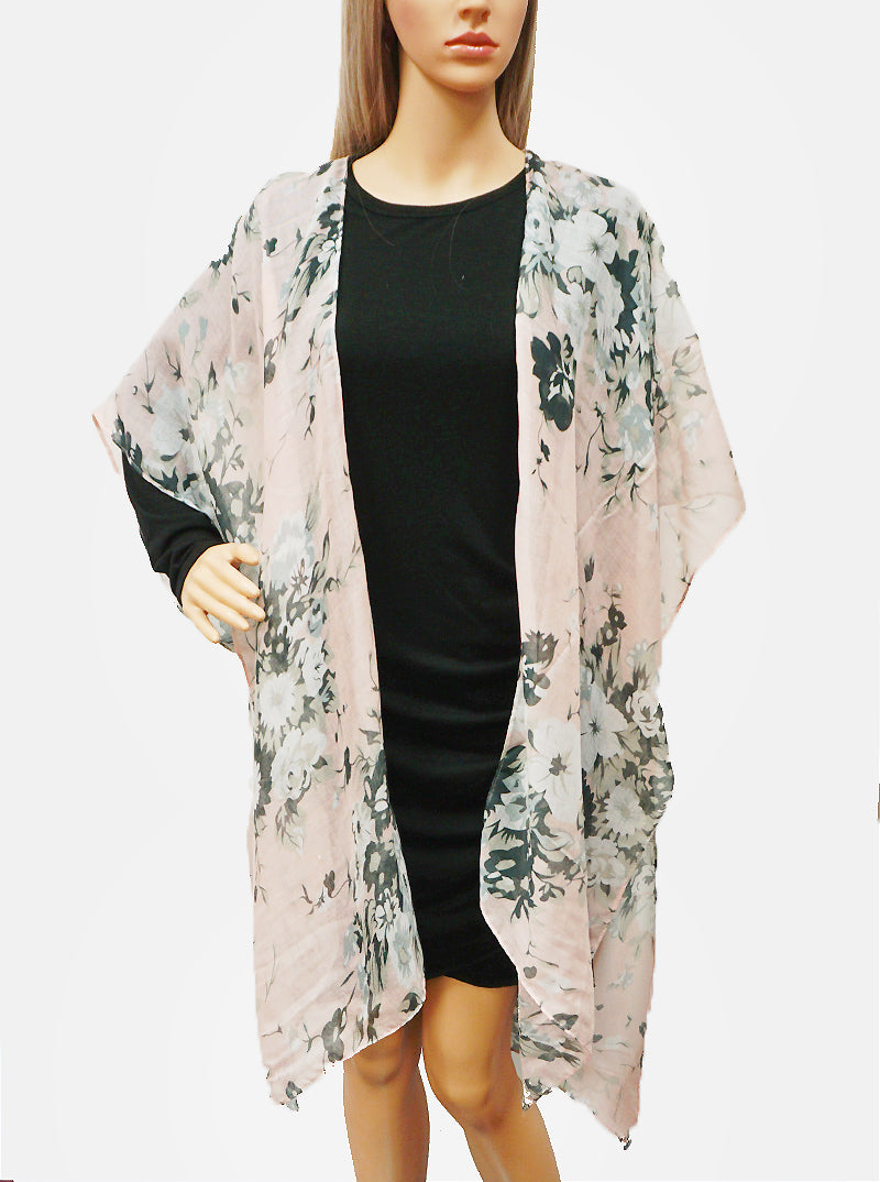 Multi Pattern Viscose Summer Kimono
