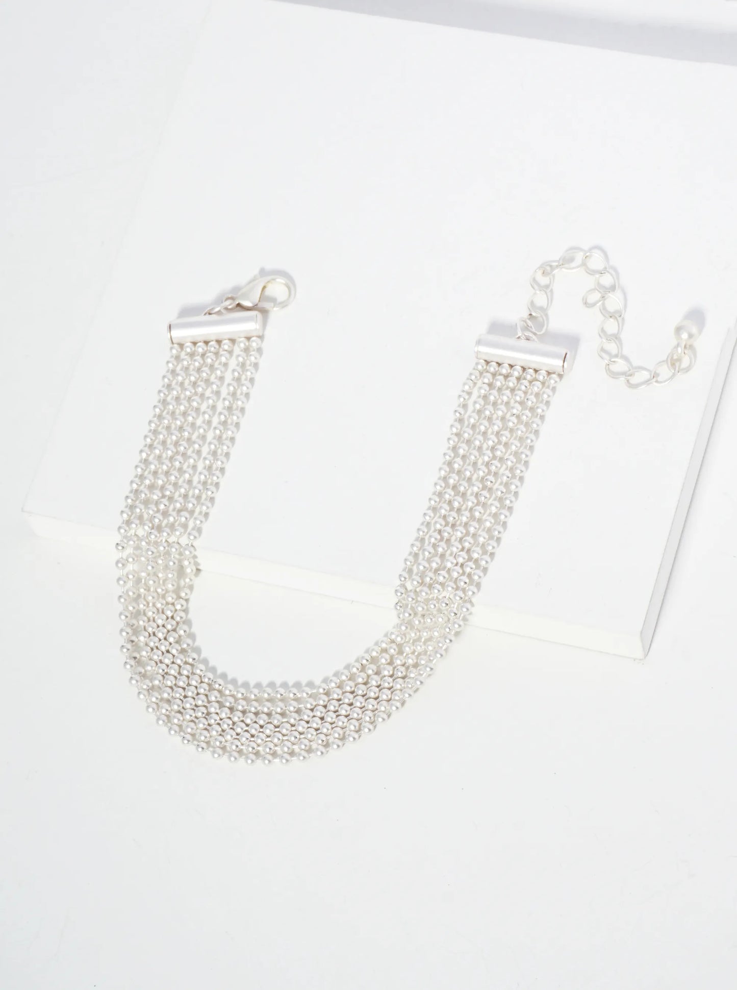 Multi Strand Ball Chain Bracelet