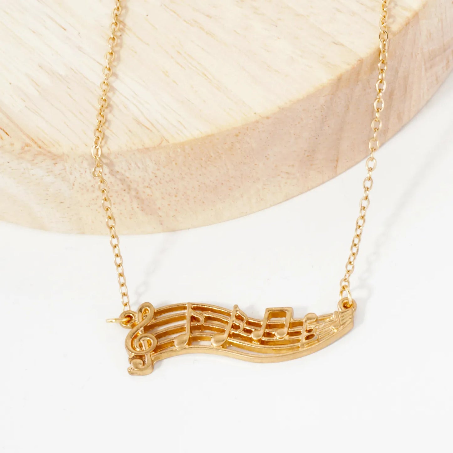 Musical Note Pendant Necklace