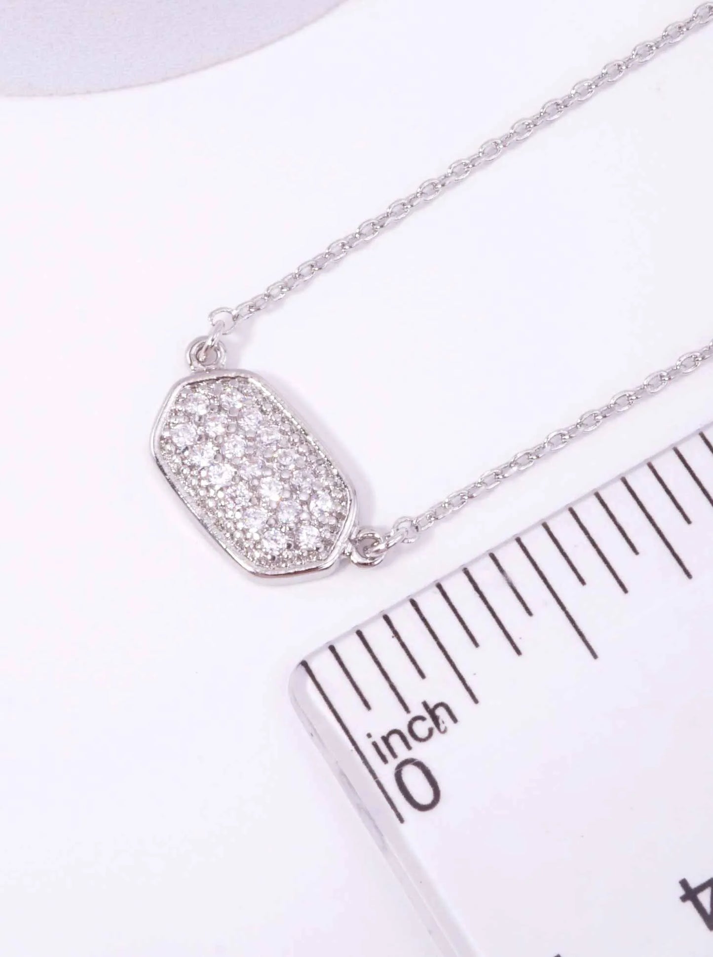 Elongated Hexagon 18K-Gold-Dipped Layered Necklace