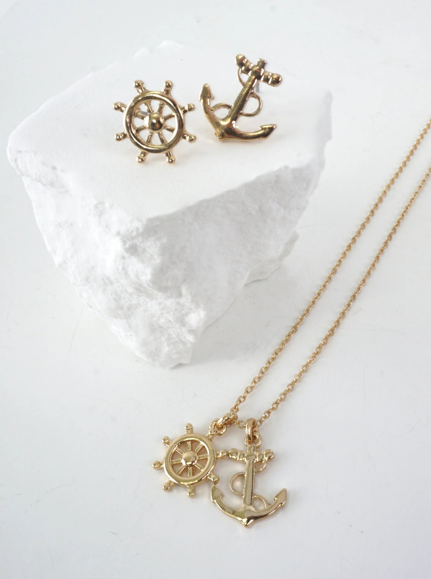 Nautical Anchor Pendant Necklace