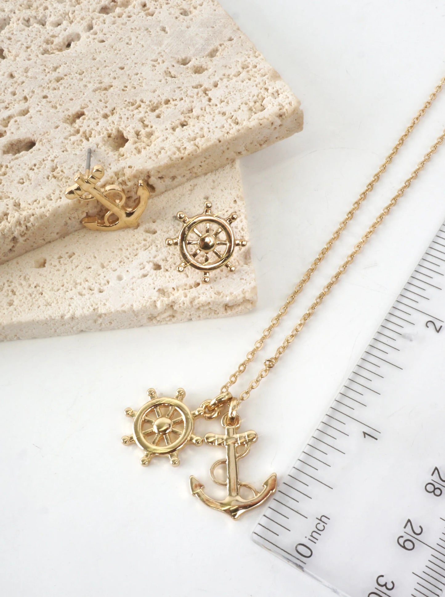 Nautical Anchor Pendant Necklace