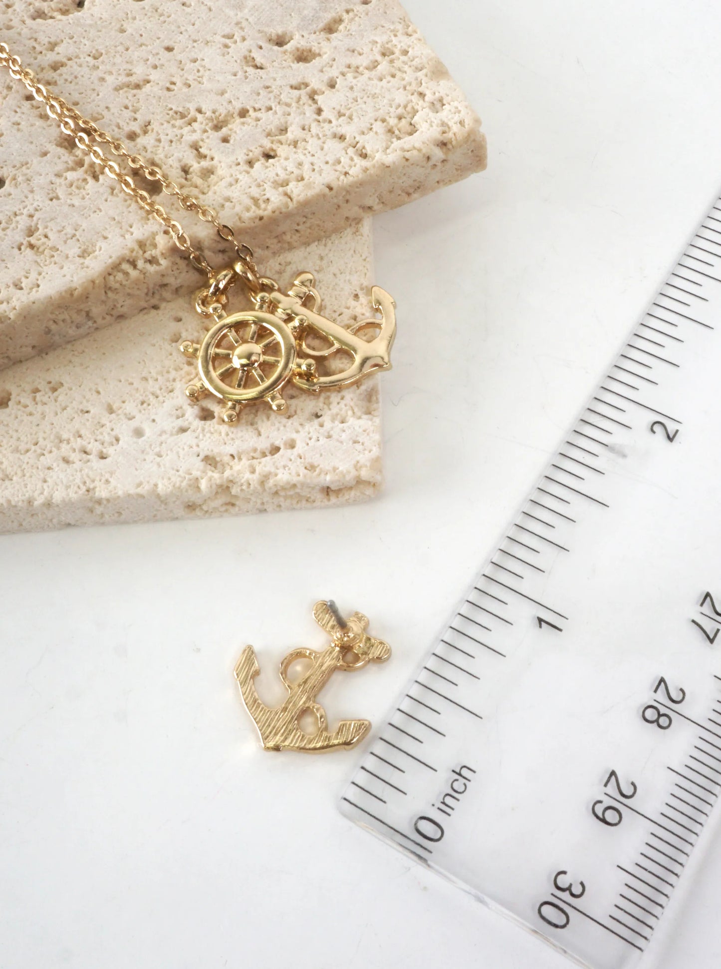 Nautical Anchor Pendant Necklace