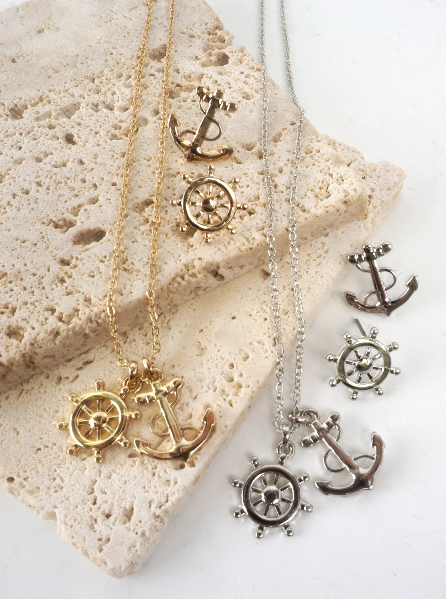 Nautical Anchor Pendant Necklace
