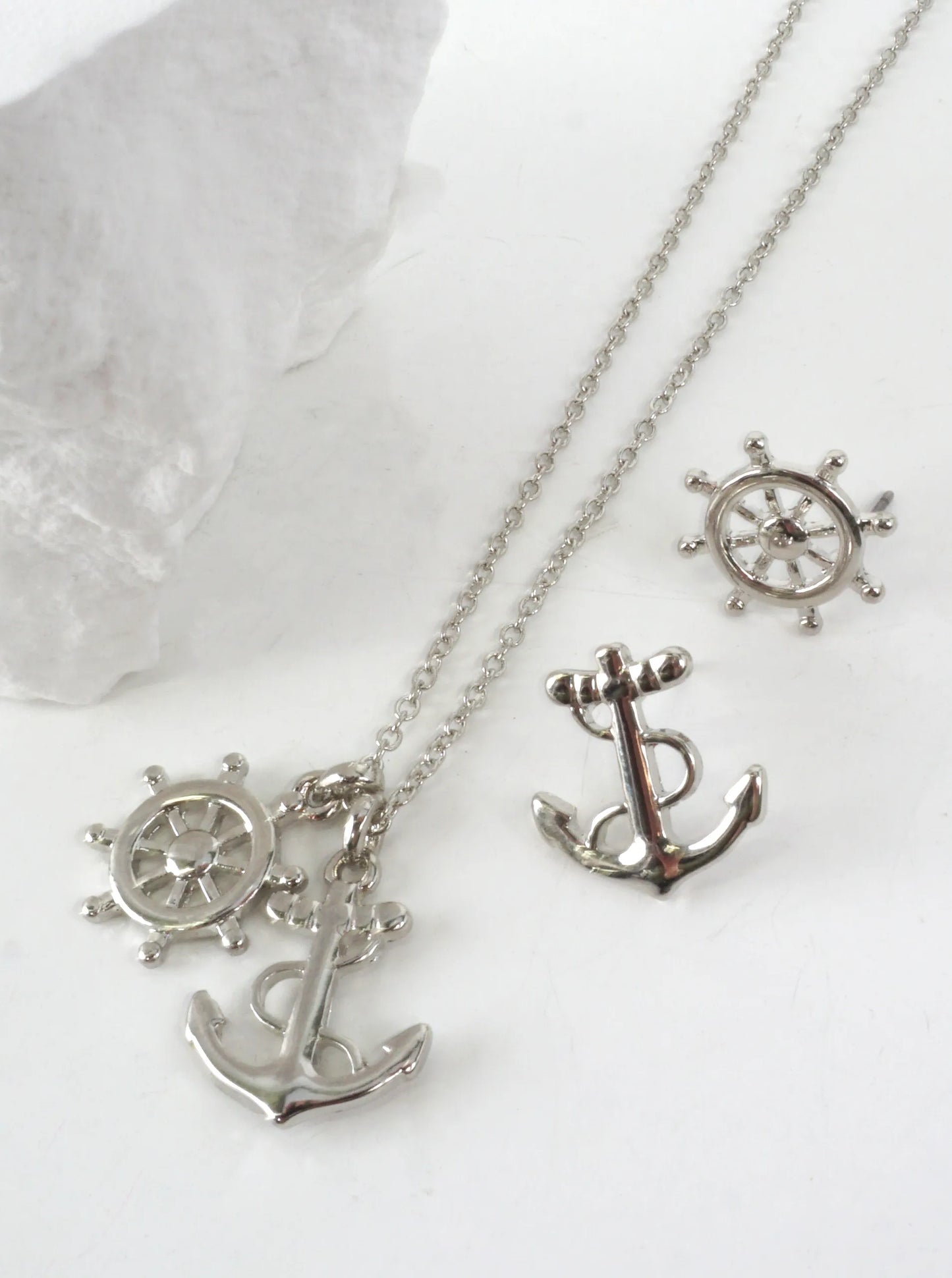 Nautical Anchor Pendant Necklace