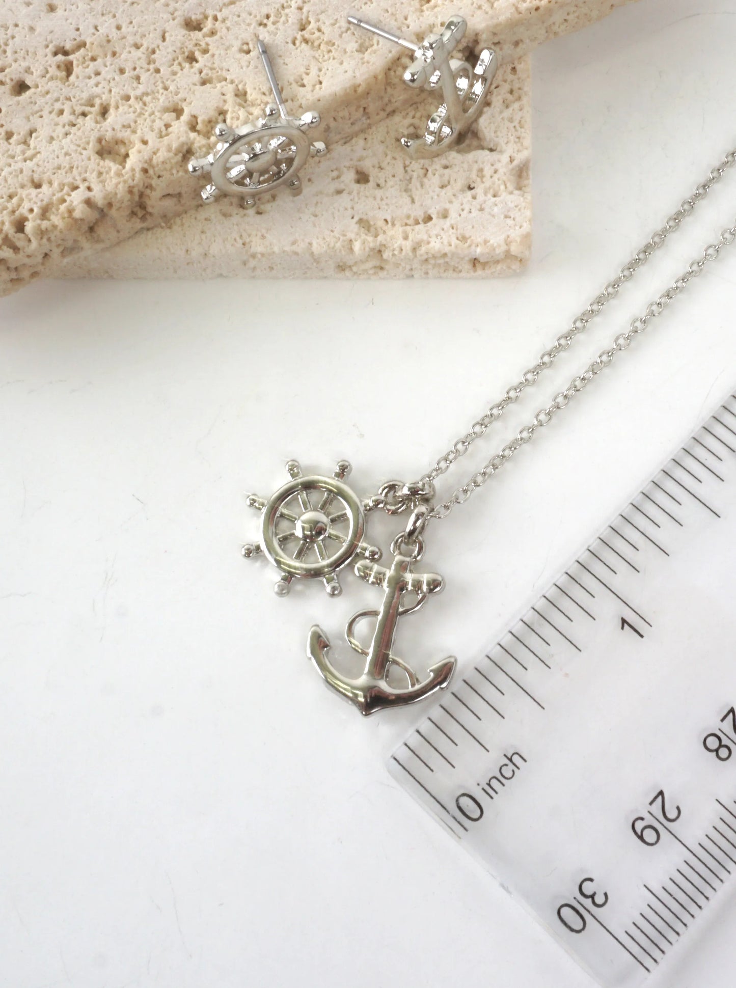 Nautical Anchor Pendant Necklace