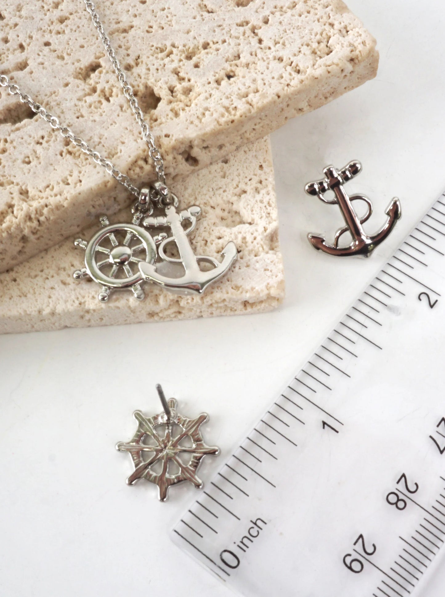 Nautical Anchor Pendant Necklace