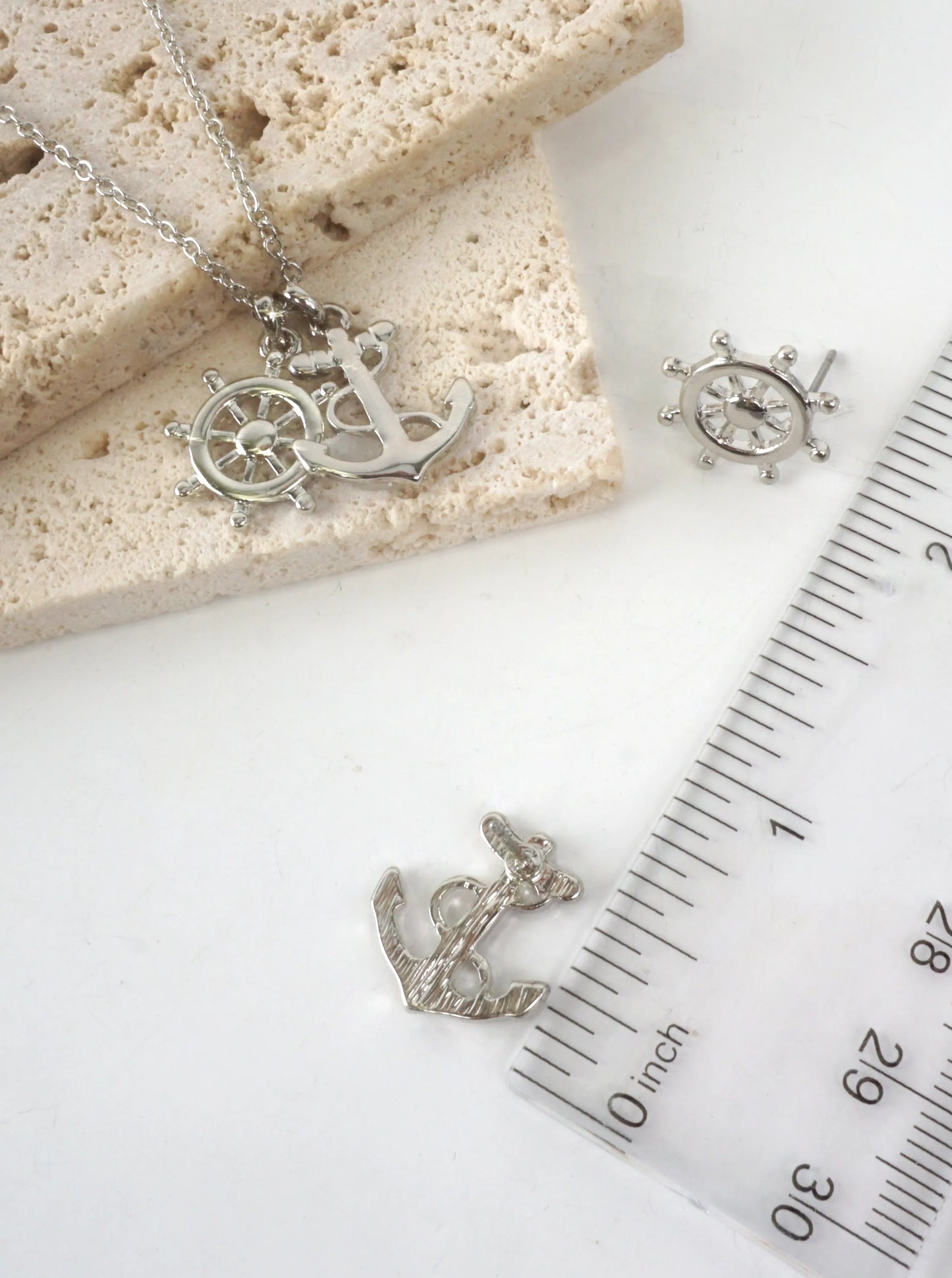 Nautical Anchor Pendant Necklace
